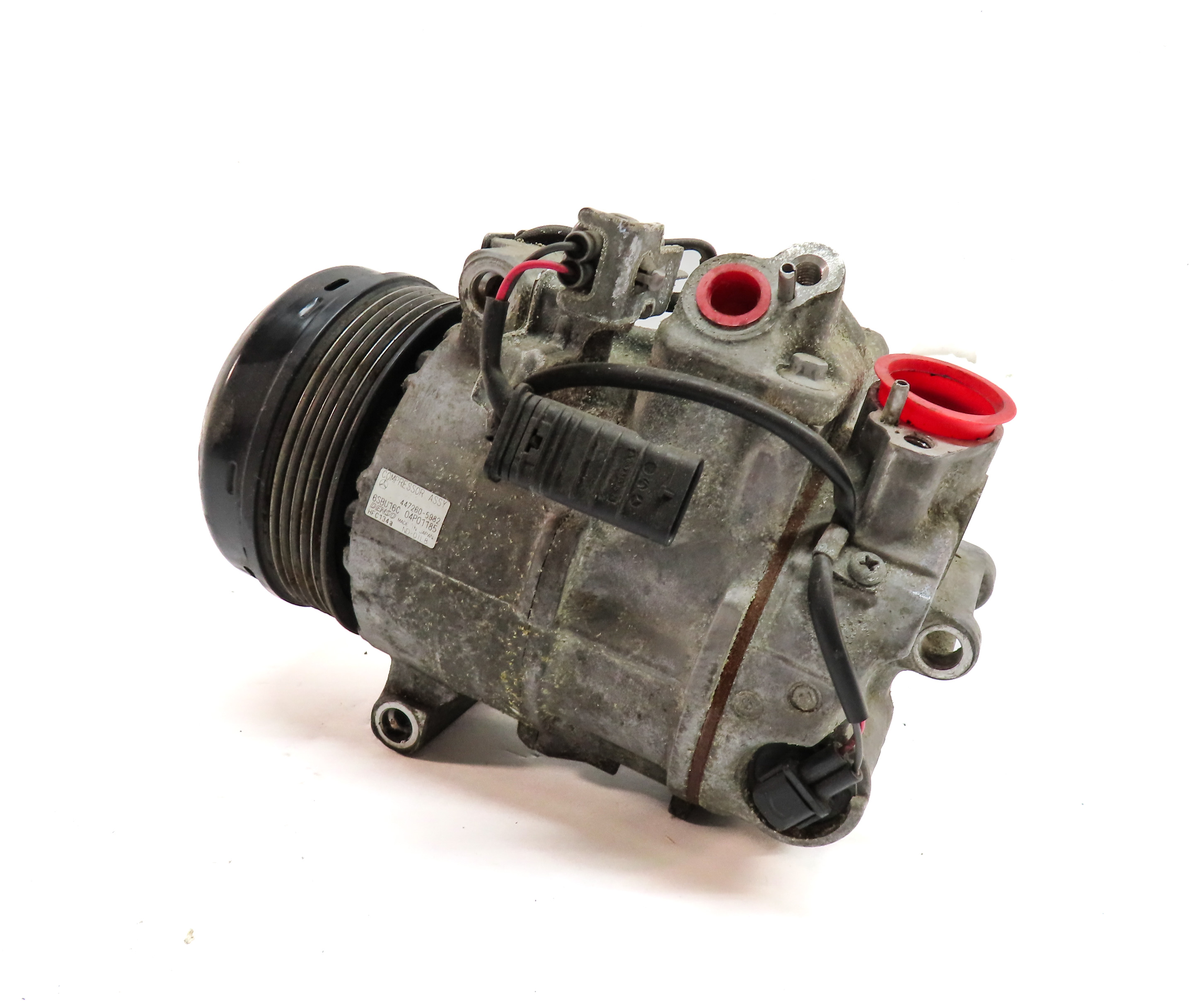 12-15 MERCEDES C250 SLK250 (W204 R172) 1.8L TURBO ENGINE AIR A/C COMPRESSOR PUMP — exact item pictured